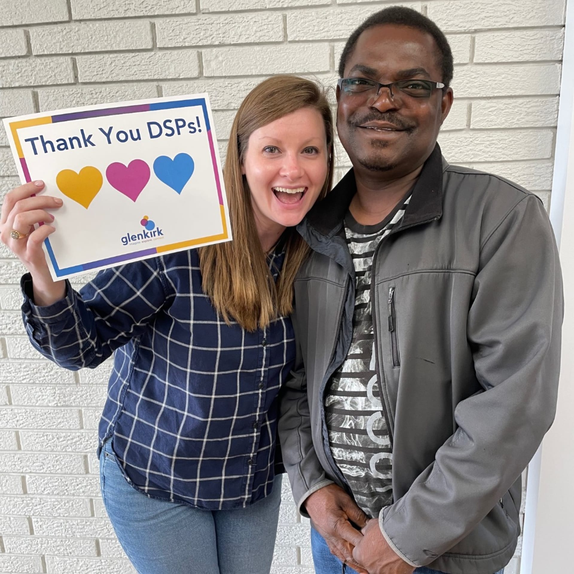 a group of people wearing matching glenkirk shirts